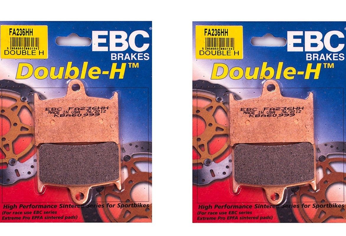 EBC Brakes Double-H Sintered Superbike Brake Pads Front - FA236HH EBC Brakes Double-H Sintered Superbike Brake Pads Front - FA236HH